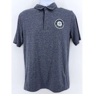 Seattle Mariners Polo Shirt Men's Medium Gray Fanatics MLB Baseball NWT